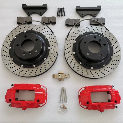 Tesla F50 4 Pot Brake Kit 330*28mm Drilled Slot Disc