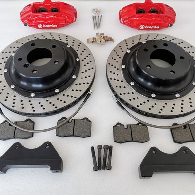 Tesla F50 4 Pot Brake Kit 330*28mm Drilled Slot Disc