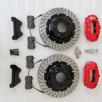 Tesla F50 4 Pot Brake Kit 330*28mm Drilled Slot Disc