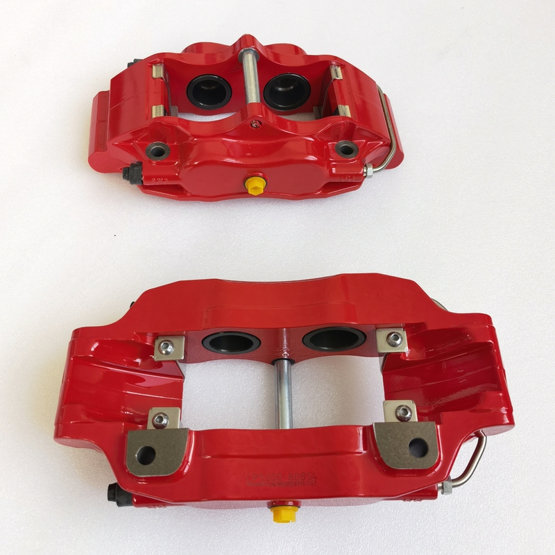 Red 4 Pot Brake Caliper AP5200 Fit 330*28mm Brake Disc Rotor